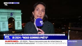 Paris 2024: "Nous sommes optimistes à avoir ces épreuves de natation dans la Seine" assure Amélie Oudéa-Castéra, ministre des Sports