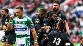 Toulon s'impose face à Trévise (23-0) en demi-finale de Challenge Cup, le 30 avril 2023.