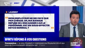 Ma banque refuse d'encaisser mon chèque. Est-ce normal? BFMTV répond à vos questions 