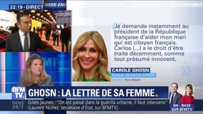 Carlos Ghosn: son épouse demande de l’aide à Emmanuel Macron