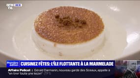 CUISINEZ FÊTES - L'île flottante à la marmelade de clémentines corses