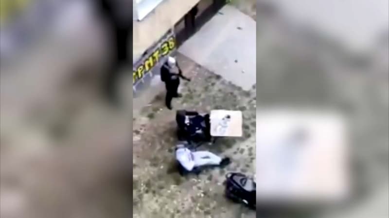 Une des images des dealers armés ayant circulé sur les réseaux sociaux. 