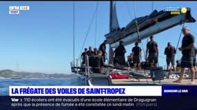 Voiles de Saint-Tropez: le golf est animé par des frégates