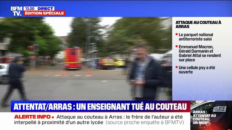 Arras: plusieurs compagnies de CRS sont arrivées sur place après l'attaque au couteau dans un lycée