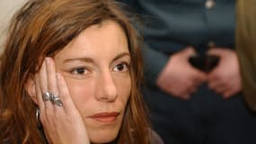 Kristina Rady, en 2004, à Vilnius, venu soutenir son ex-époux Bertrand Cantat à son procès.