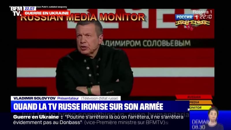 La télévision russe pointe les difficultés de son armée en Ukraine