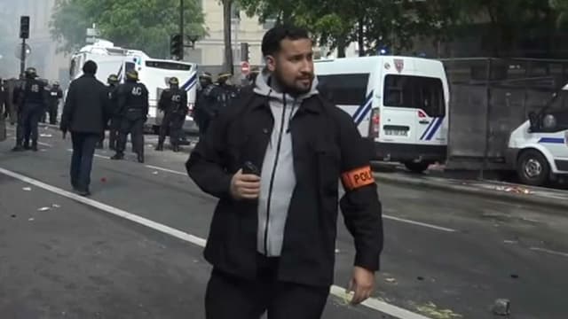 Alexandre Benalla, accusé de violences contre un individu le 1er-mai 2018.