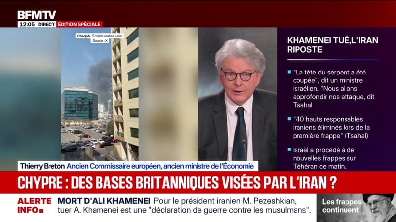 Mort d'Ali Khamenei: "On entre dans une période d'incertitude maximale", pense Thierry Breton, ancien Commissaire européen