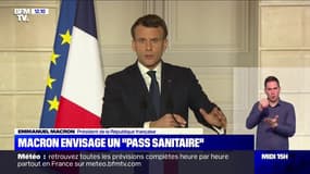 Emmanuel Macron envisage un "pass sanitaire"