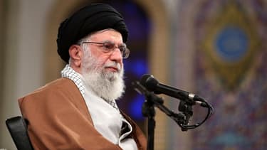 Le guide suprême iranien Ali Khamenei prononce un discours pour le 40e anniversaire de la prise d'otages à l'ambassade des Etats-Unis à Téhéran, le 3 novembre 2019