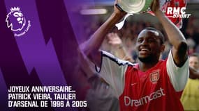 Joyeux anniversaire... Patrick Vieira, taulier d'Arsenal de 1996 à 2005