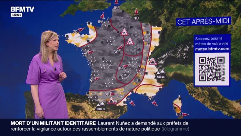 La météo pour ce lundi 16 février 2026