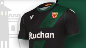 Le maillot extérieur du RC Lens