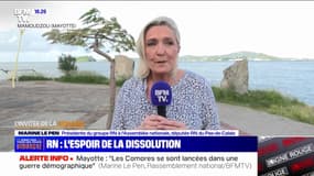 Marine Le Pen sur l'hyperviolence des jeunes: "Les allocations familiales doivent pouvoir être supprimées pour les gens qui ne remplissent pas leur rôle de parent"