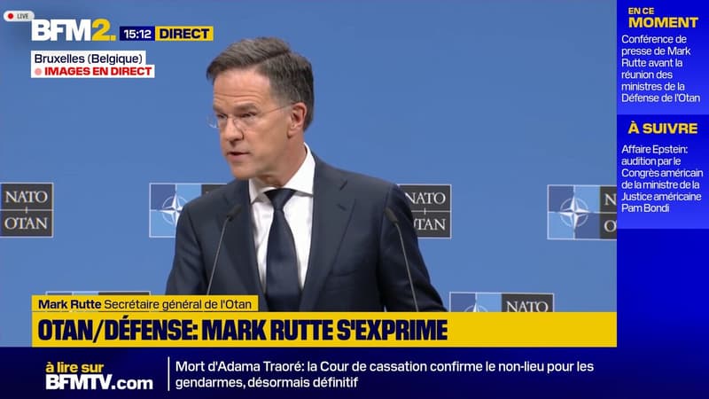 Ukraine: "Le leadership américain est essentiel. Ce sont eux qui ont permis de sortir de l'impasse", déclare le secrétaire général de l'Otan