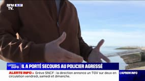 "C'est un acte citoyen": Le témoignage de l'homme qui est venu en aide au policier agressé au couteau au commissariat de La Rochelle