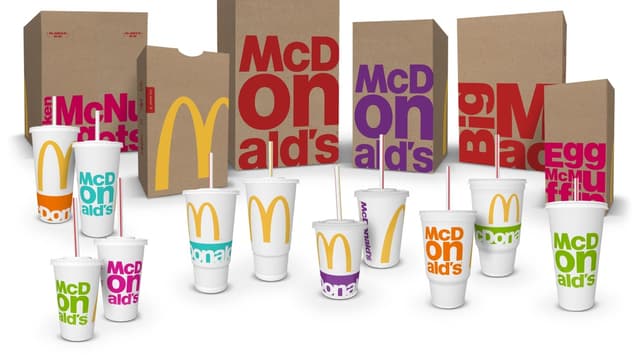 McDonald's vient de lancer une nouvelle série d'emballages.