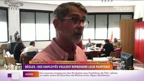 RMC chez vous : A Bègles, des employés veulent reprendre leur papeterie - 16/09