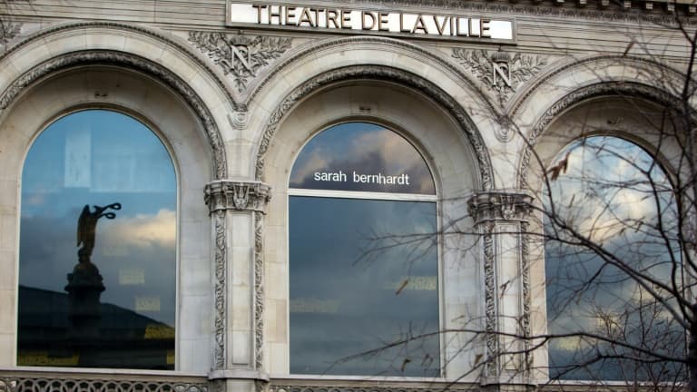 Le théâtre de la Ville en janvier 2011 à Paris