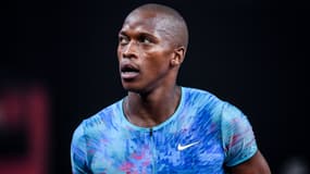 Luvo Manyonga, à Paris le 7 février 2018