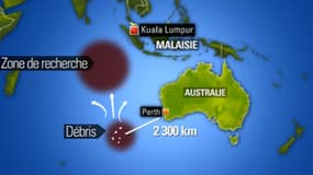 Les enquêteurs estiment, selon les courants marins, que l'avion pourrait se situer au-dessus de l'endroit où les débris ont été aperçus.