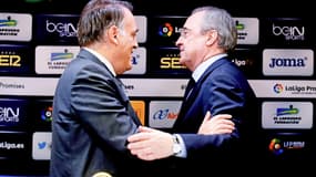 Javier Tebas et Florentino Pérez, le 26 novembre 2015