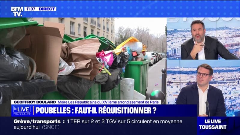 Selon Geoffroy Boulard (maire LR du XVIIe arrondissement de Paris), la mairie de Paris fait nettoyer certains arrondissements 