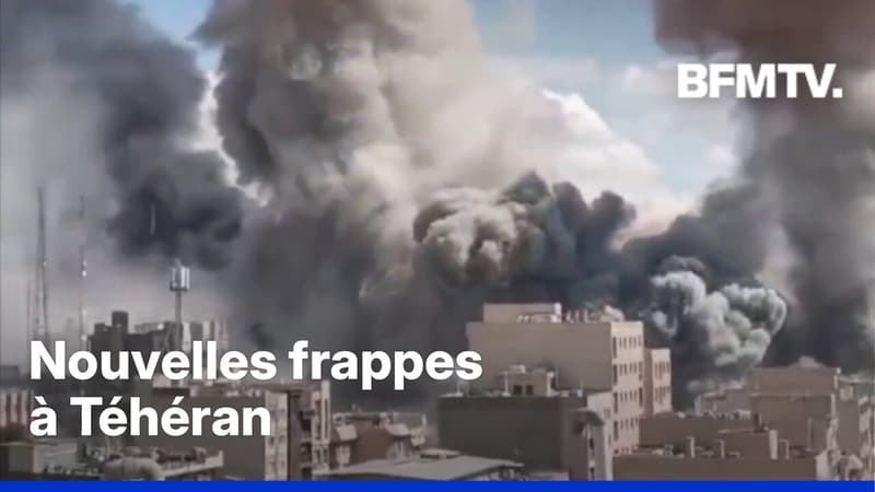 Guerre au Moyen-Orient: les images des nouvelles frappes à Téhéran