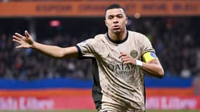 Kylian Mbappé lors de PSG-Montpellier le 17 mars 2024