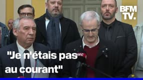 "L'intégralité de l'intervention de François Bayrou après avoir rencontré des victimes de l'affaire Bétharram 