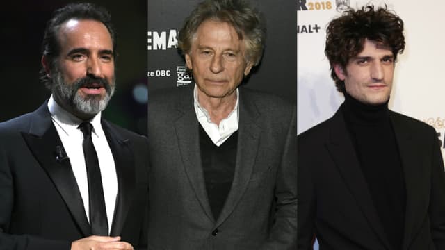 Jean Dujardin, Roman Polanski et Louis Garrel