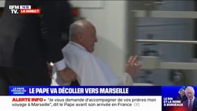 Le pape François va décoller vers Marseille pour sa visite 