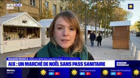 Aix-en-Provence: le pass sanitaire n'est pas obligatoire au marché de Noël
