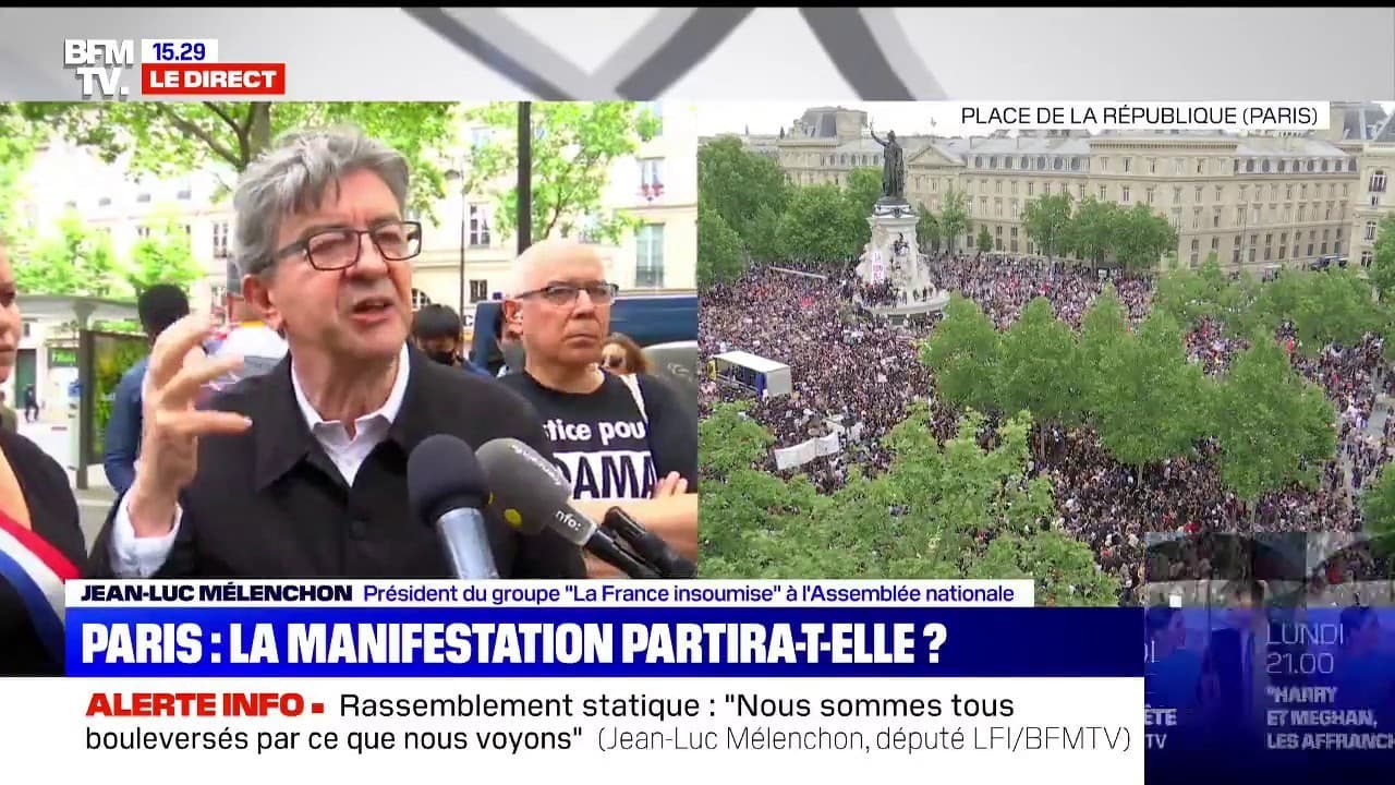 Manifestation Statique: Pour Jean-luc Mélenchon, 