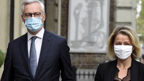 Le ministre de l'Economie Bruno Lemaire et la ministre de la Transition écologique Barbara Pompili.