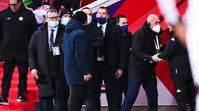 Frédéric ANTONETTI et Sylvain ARMAND lors de Lille-Metz le 18 février 2022.
