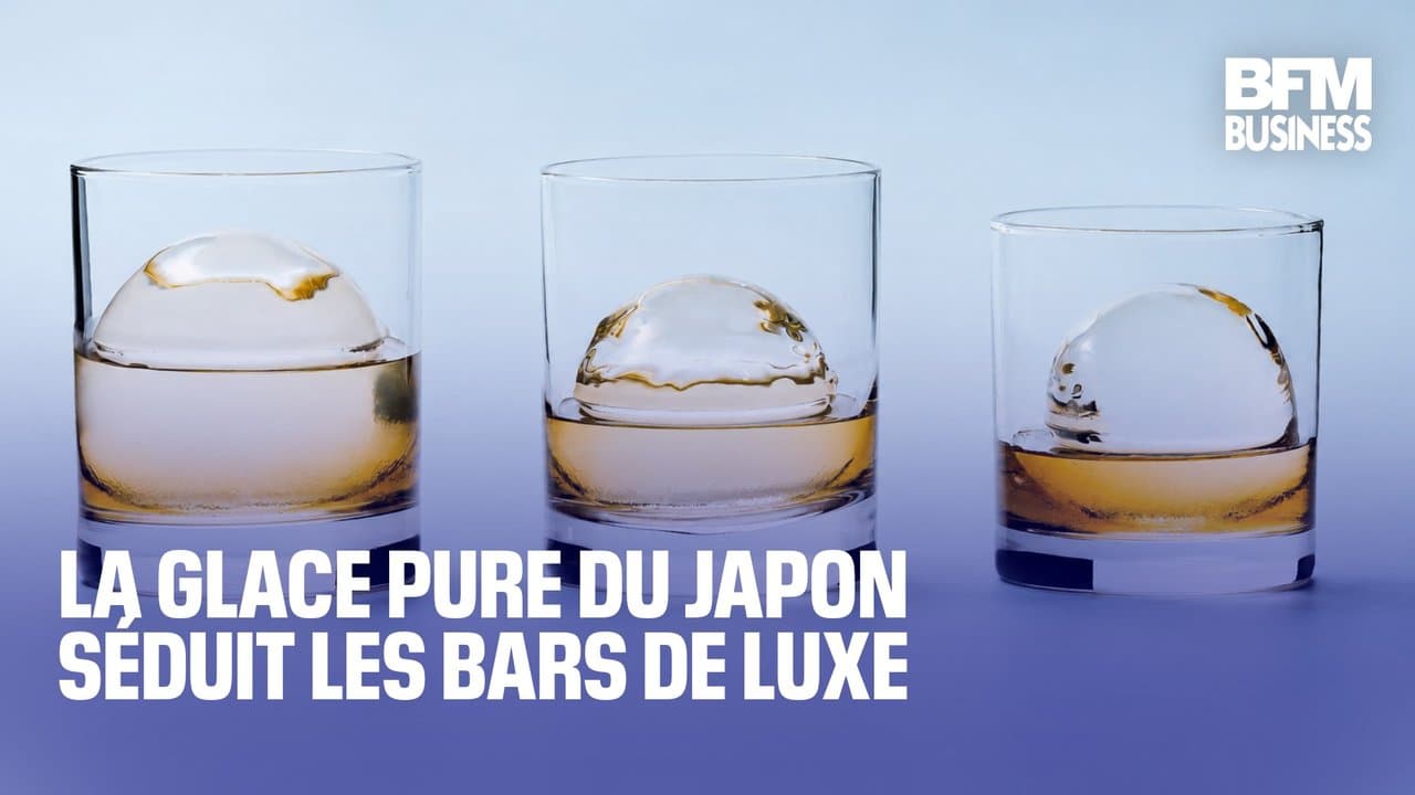 La glace pure du Japon séduit les bars de luxe