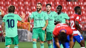 Benzema a marqué son 5e but depuis la reprise