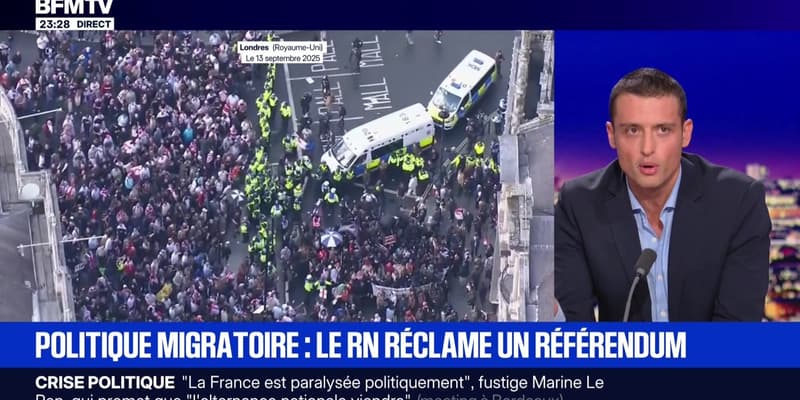 Politique migratoire : le RN réclame un référendum - 14/09