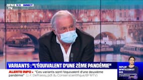 Jean-François Delfraissy: "La course se situe entre l'arrivée des variants et notre capacité à vacciner"