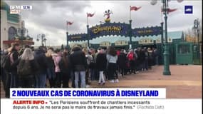 Coronavirus: deux nouveaux cas à Disneyland Paris 