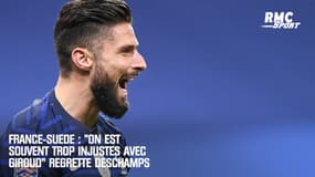 France-Suède : "On est souvent trop injustes avec Giroud" regrette Deschamps