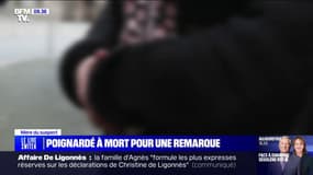 Poignardé à mort dans l'Aveyron: la mère du suspect dit "partager la douleur" sur BFMTV