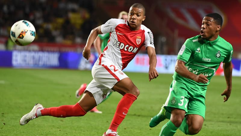 Kylian Mbappé face à Saint-Etienne