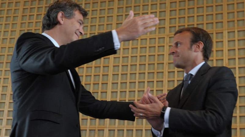 Emmanuel Macron et Arnaud Montebourg ont souligné l'amitié qui les lie
