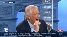 Dominique de Villepin face à Jean-Jacques Bourdin en direct