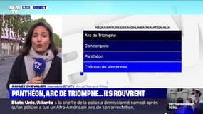 Arc de Triomphe, Panthéon, Château de Vincennes... Les monuments nationaux rouvrent petit à petit