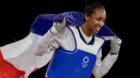 Althéa Laurin médaillée de bronze chez les +67 kg aux Jeux de Tokyo, le 27 juillet 2021