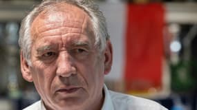 Le patron du MoDem François Bayrou, le 25 juin 2024 à Vire, dans l'ouest de la France