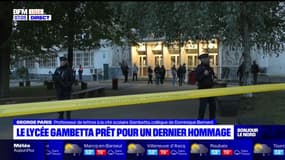  Enseignant tué à Arras: le lycée Gambetta prêt pour un dernier hommage